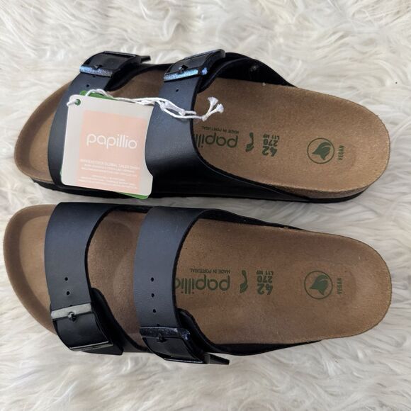 Birkenstock Papillio Arizona Platform Sandals Vegan Black EU 42 US 11 Women’s - Picture 2 of 15